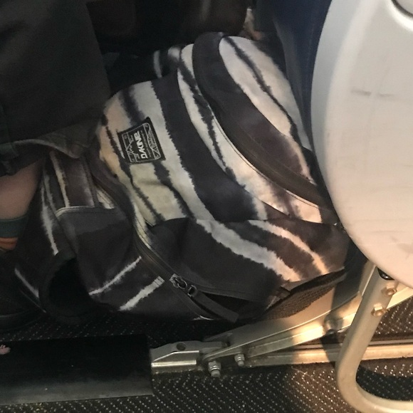 **ISO ** Dakine zebra-stripe backpack - Picture 2 of 2